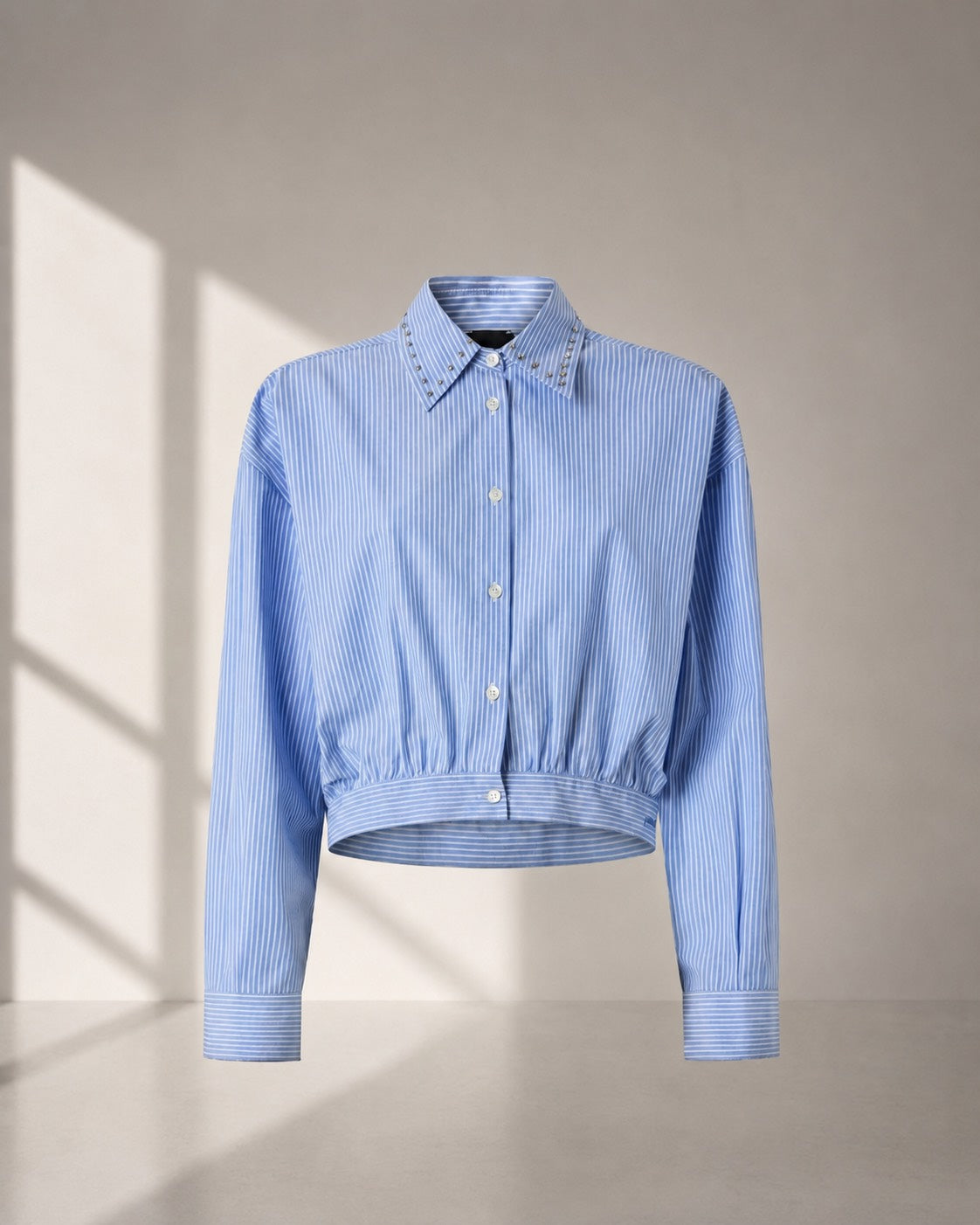 PINKO　ストライプコットンシャツ